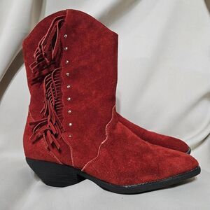 Arizona Women's Red and Burgundy Boots